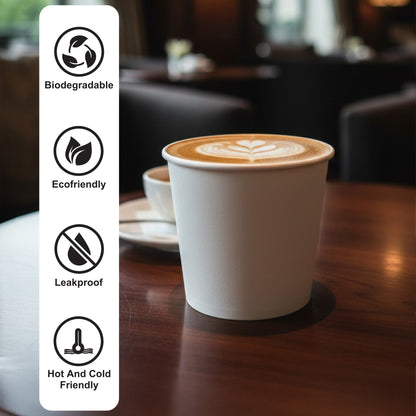 100 ml Plain Paper Cup – Single PE