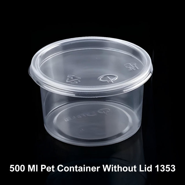 500 ML PET CONTAINER (120DIA) WITHOUT LID