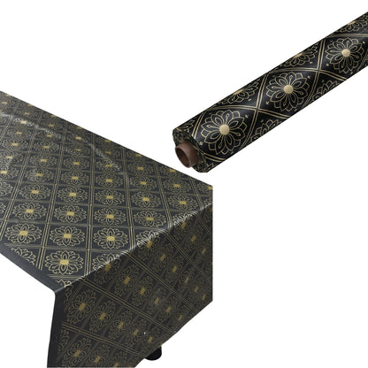 Diamond Flower Table Roll (GOLD , BLACK )