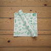 Ecowrap Printed Cut Sheet 8 x 8 inch Green color (250 Sheets)