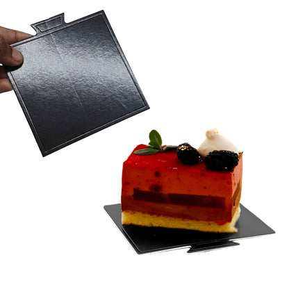 Cake Pastry Board – Square Black (3.5)