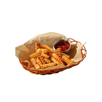 Ecowrap Plain Cut Sheet 10 x 10 inch Brown color (250 Sheets) Butter Paper