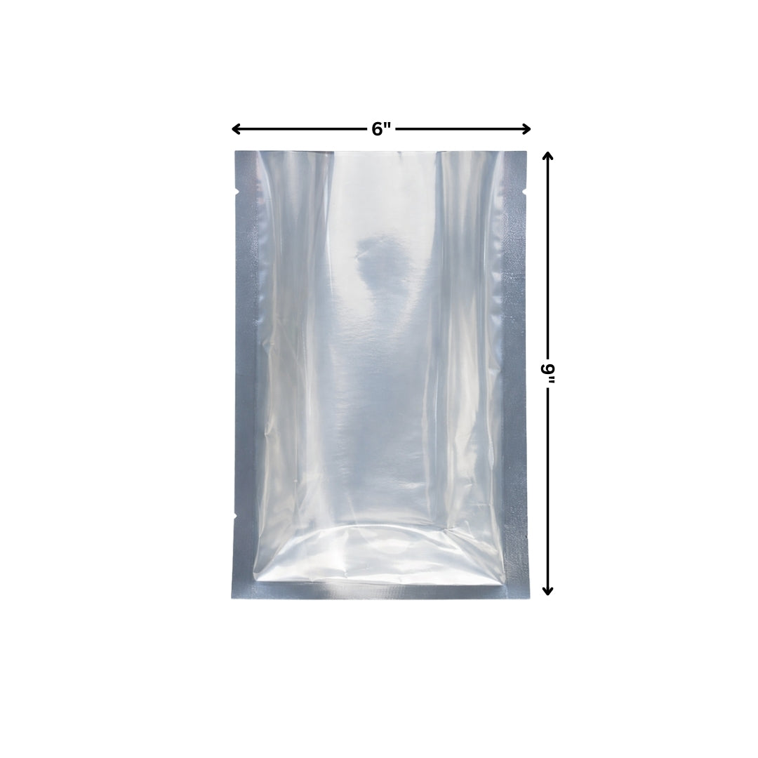 Vacuum Pouch - One Side Clear One Side Metallized (6 x 9")