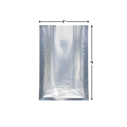 Vacuum Pouch - One Side Clear One Side Metallized (6 x 9")