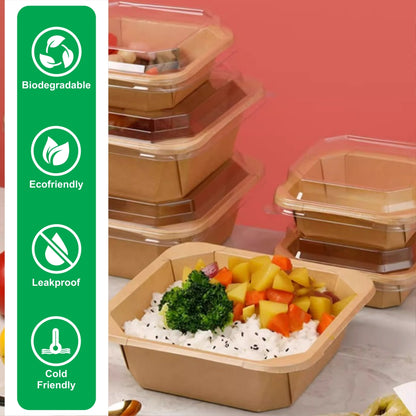 40 oz Square Paper Container