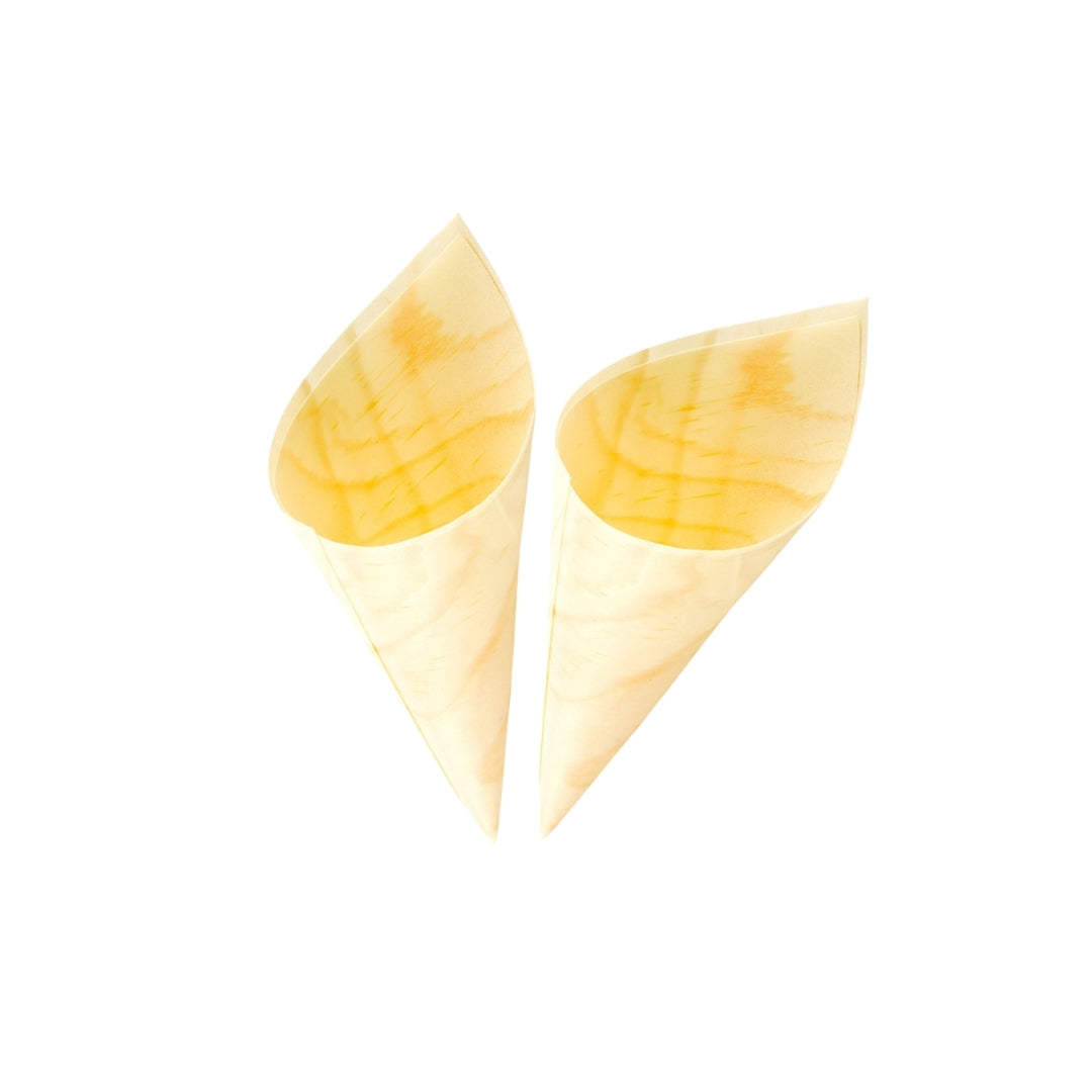 5 Inch Pinewood Serving Cone