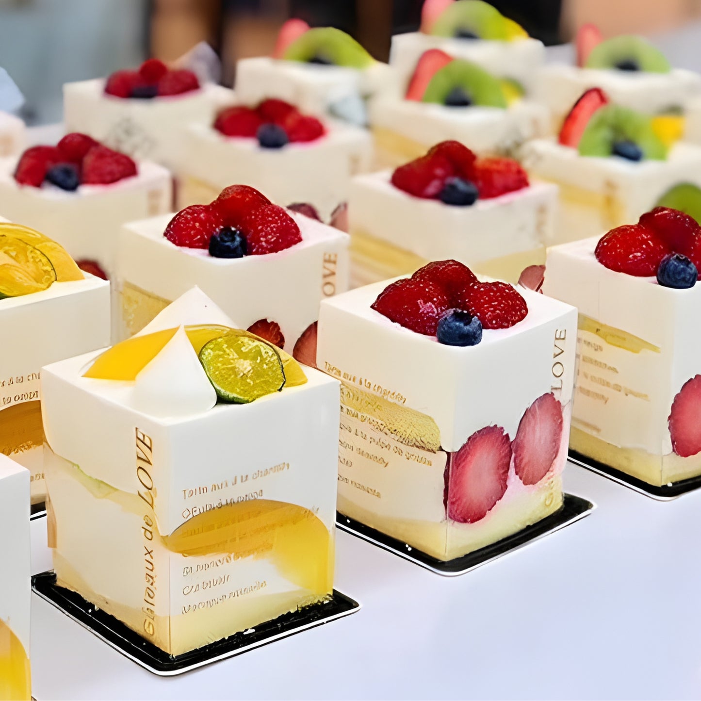 Cake Pastry Board – Square Black (3.5)