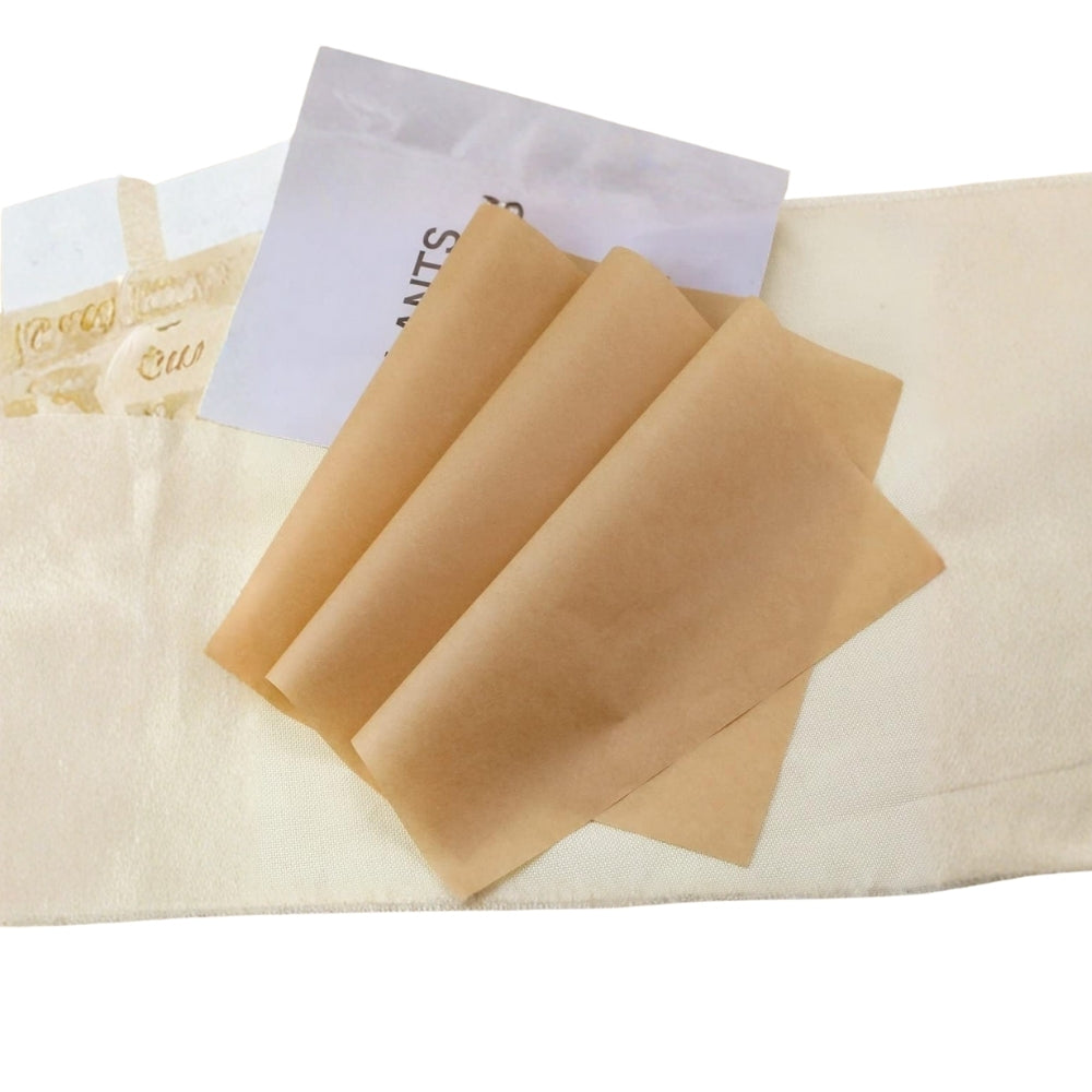 Ecowrap Plain Cut Sheet 10 x 10 inch Brown color (250 Sheets) Butter Paper
