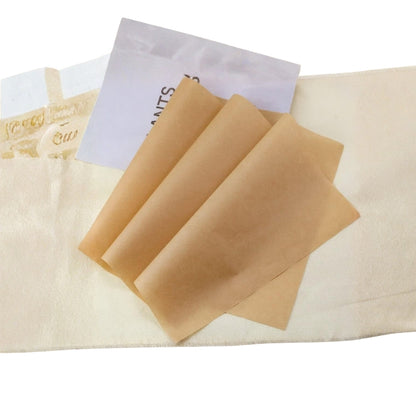 Ecowrap Plain Cut Sheet 10 x 10 inch Brown color (250 Sheets) Butter Paper