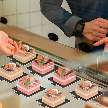 Cake Pastry Board – Square Black (3.5)