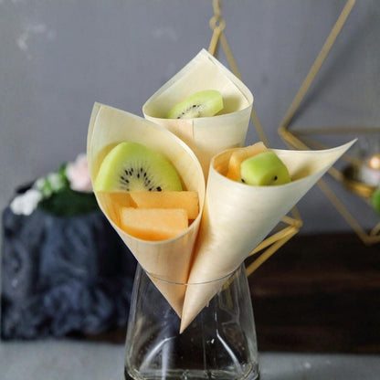 5 Inch Pinewood Serving Cone