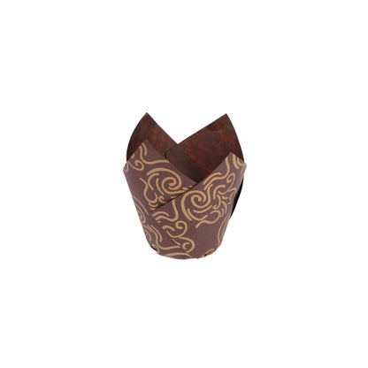Tulip Muffin Brown & Brown Printed