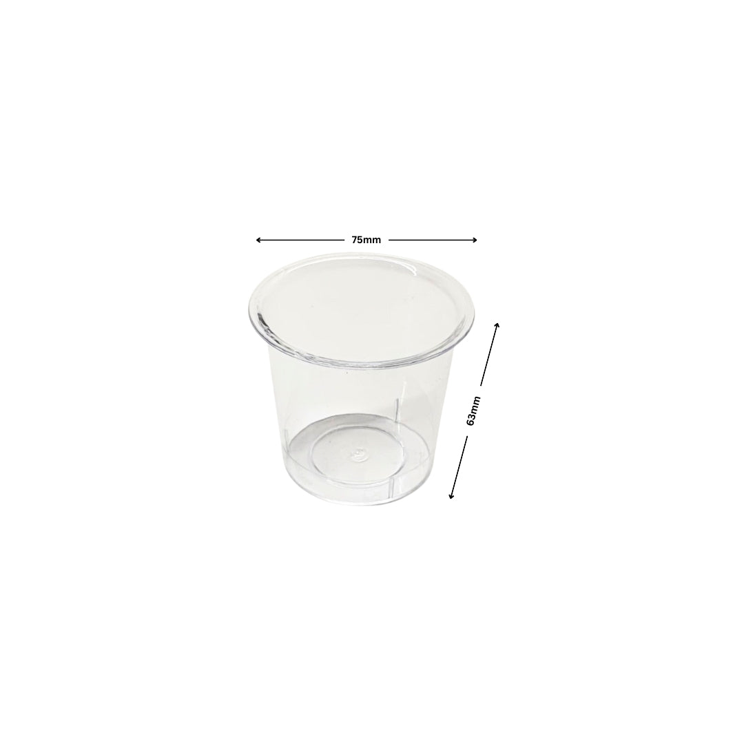 NP PS 28 RD Glass Container 150ml (Transparent)