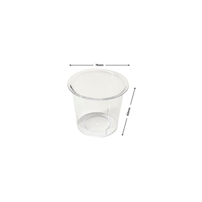 NP PS 28 RD Glass Container 150ml (Transparent)
