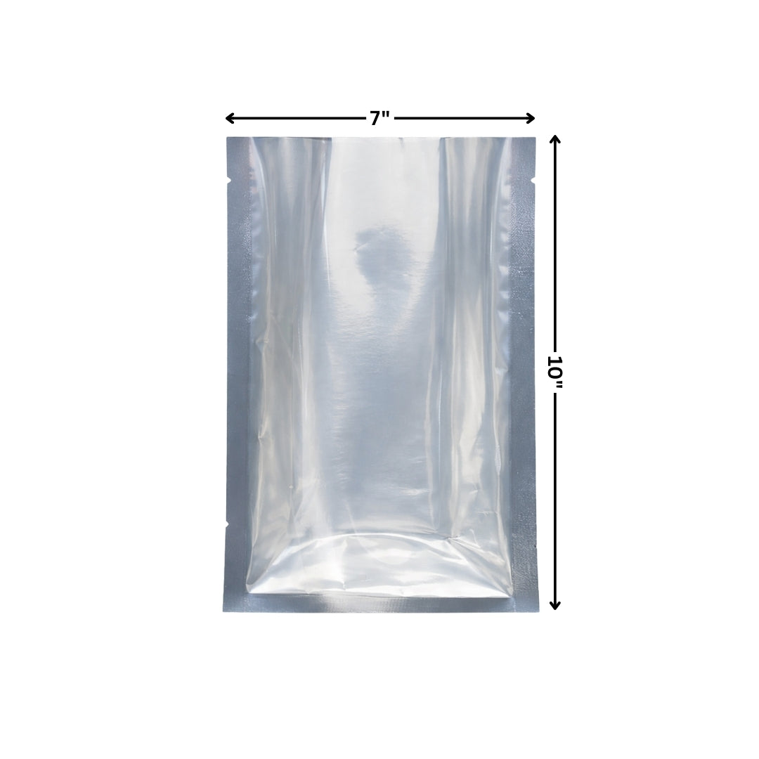 Vacuum Pouch - One Side Clear One Side Metallized (7 x 10")