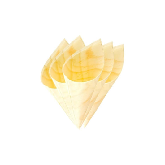 6 Inch Pinewood Serving Cone
