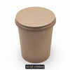 1000 ml Kraft Round Paper Container