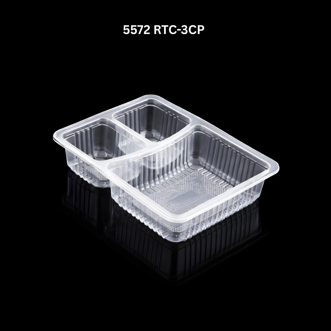 190 × 140 × 42 mm PP Metal Tray 3 CP
