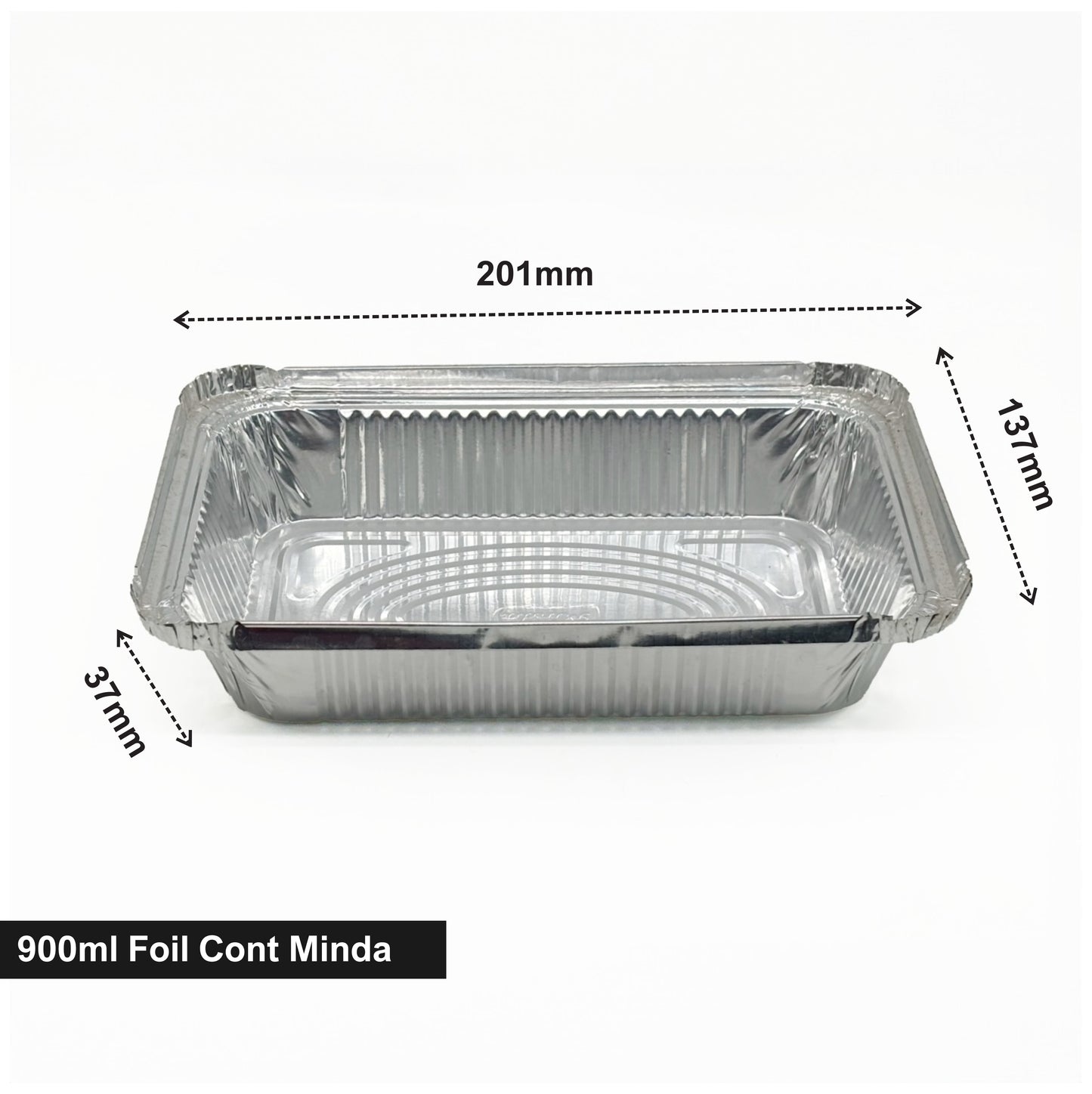 900ml Foil Cont Minda