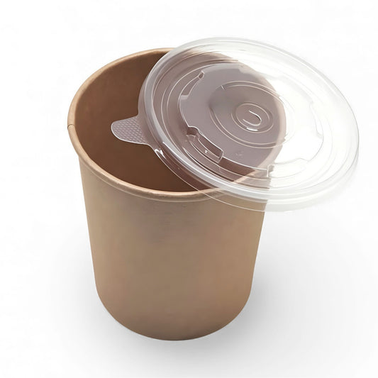 1000 ml Kraft Round Paper Container