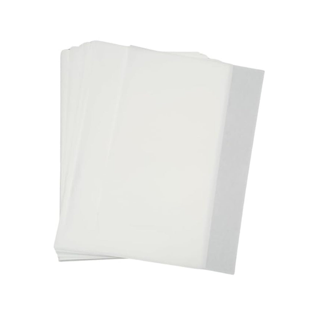 Ecowrap Plain Cut Sheet 10 x 15 inch White color (250 Sheets) Butter Paper