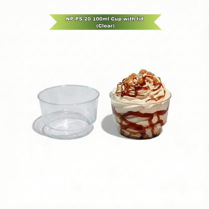 NP PS 20 100ml Cup With Lid