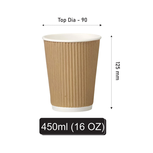 450 ml Ripple Paper Cup / 1 PE