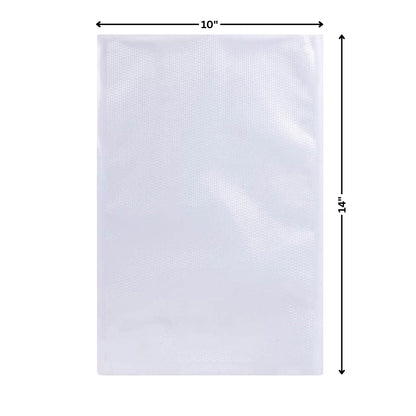 Vacuum Pouch Both Side Transparent – 3 Side Seal 10 x 14