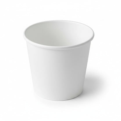 900 ML B3 White Round Paper Container