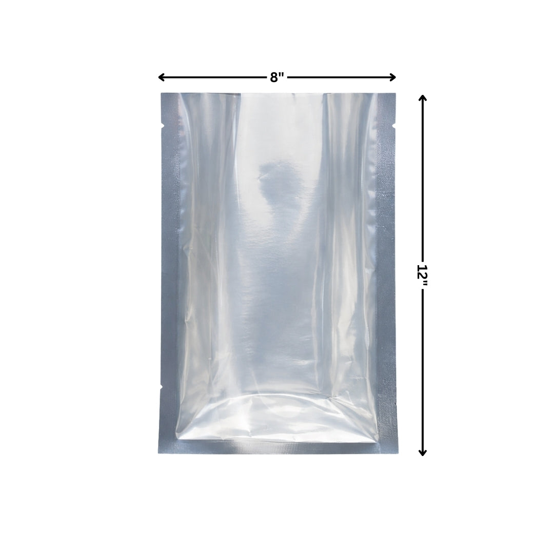 Vacuum Pouch - One Side Clear One Side Metallized (8 x 12")