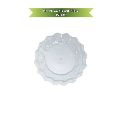 NP PS 11 Flower Plate 6 x 6 Clear