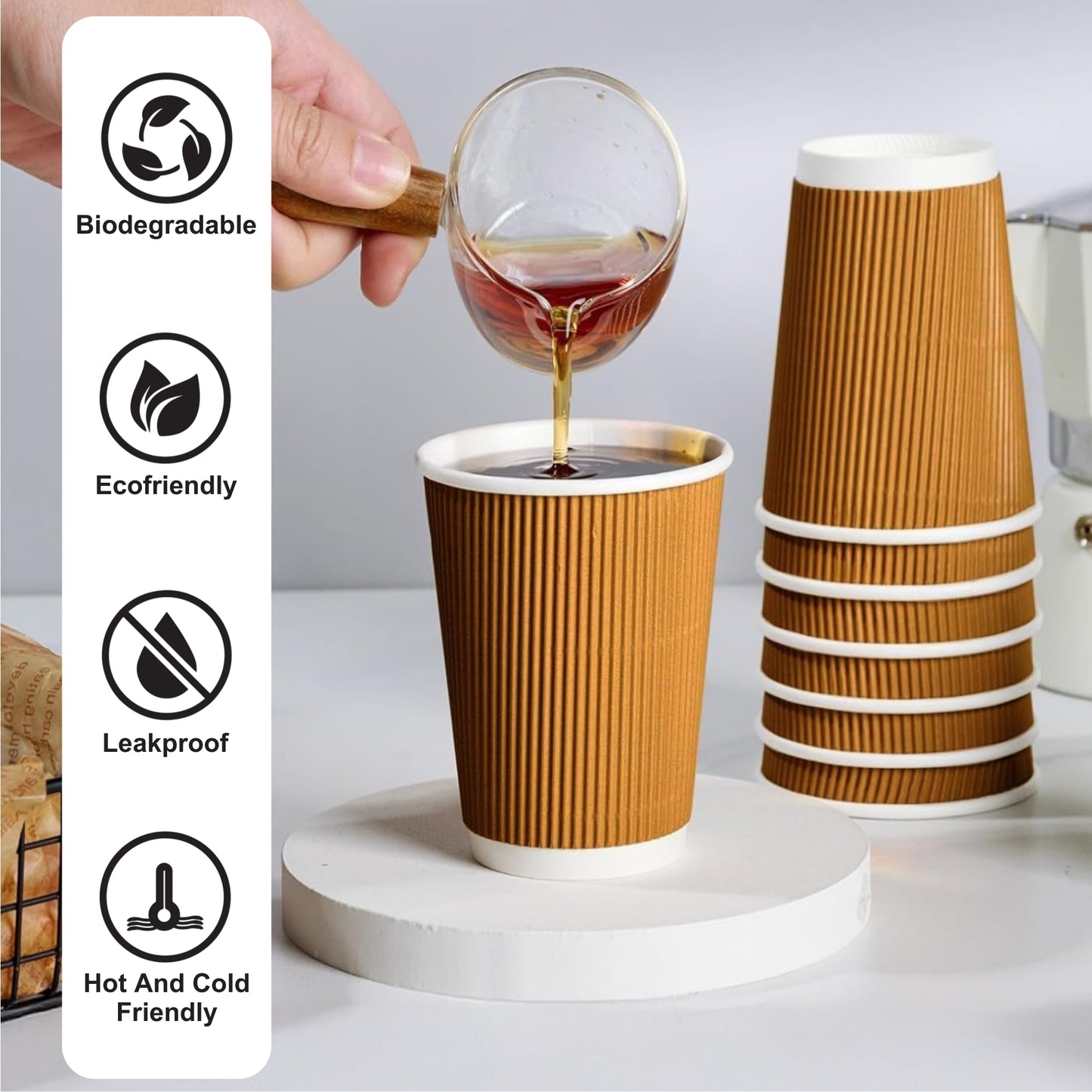 450 ml Ripple Paper Cup / 1 PE