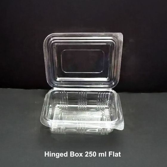 Hinged Box 250 ml Flat