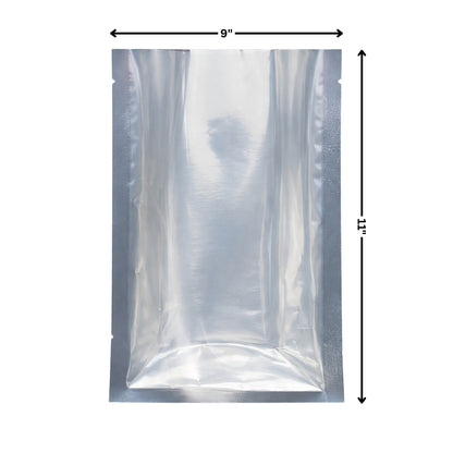 Vacuum Pouch - One Side Clear One Side Metallized (9 x 13")