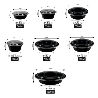 500 ml RO Tall Round Container RP-RO-16