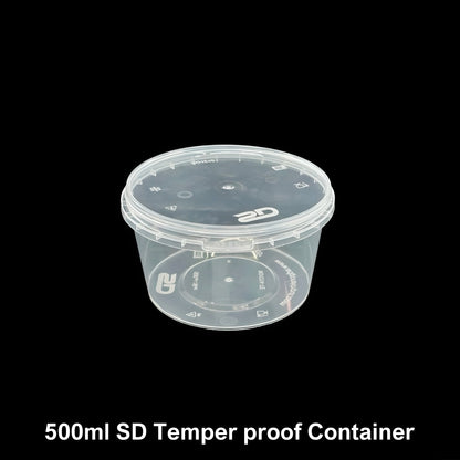500ml Tamper Proof Round Container with Lid