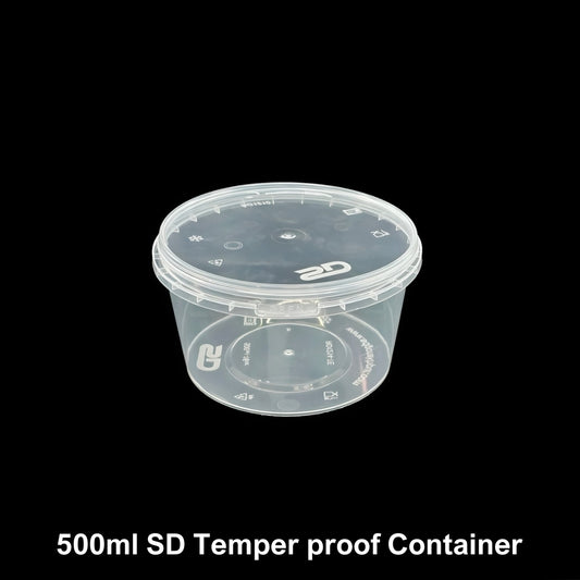 500ml Tamper Proof Round Container with Lid