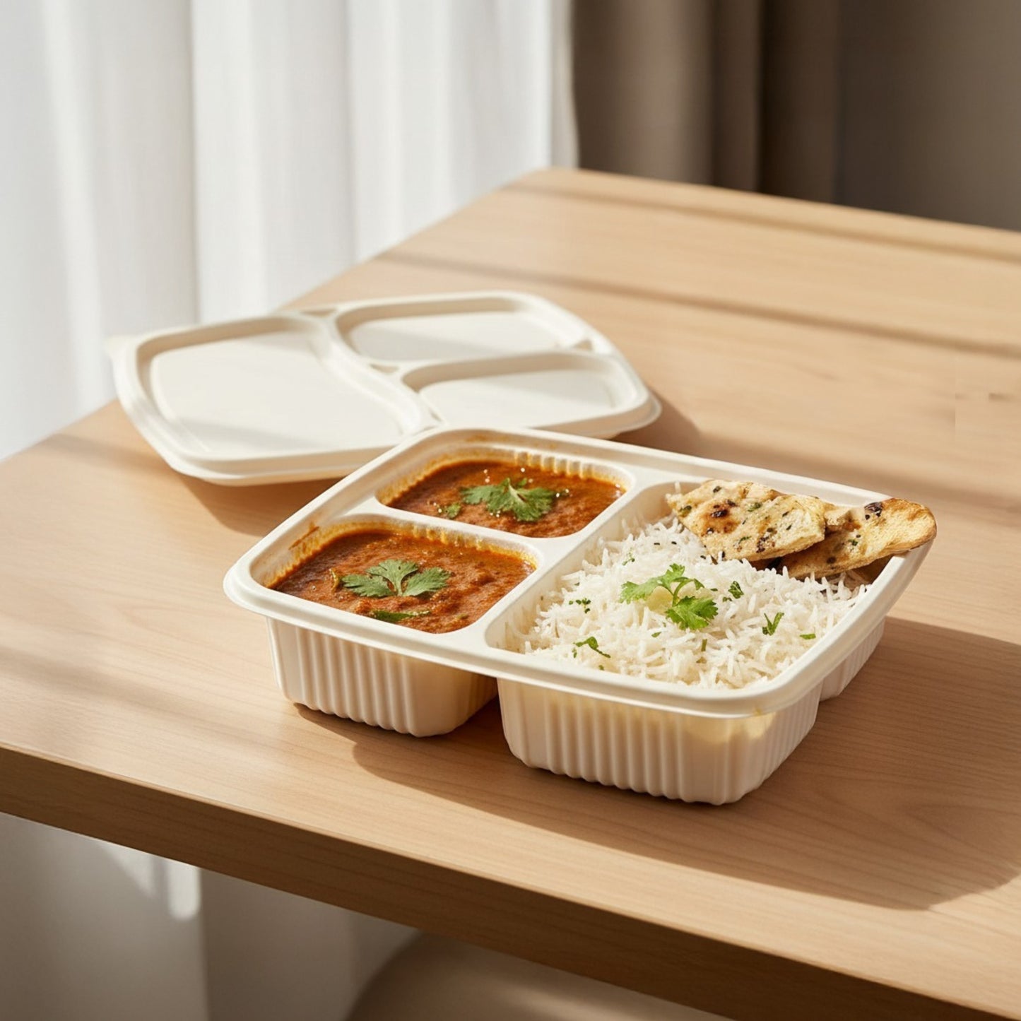 DB 3CP Cornstarch Meal Tray (WL)