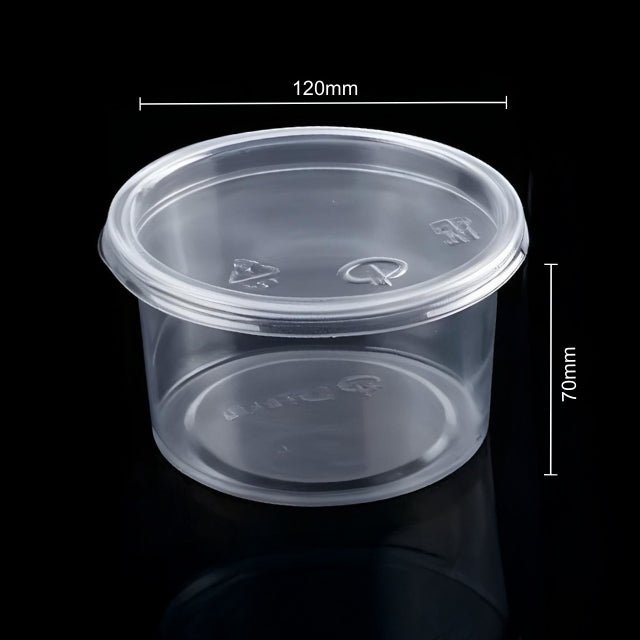 500 Ml Pet Container With Lid DLX (1353A)