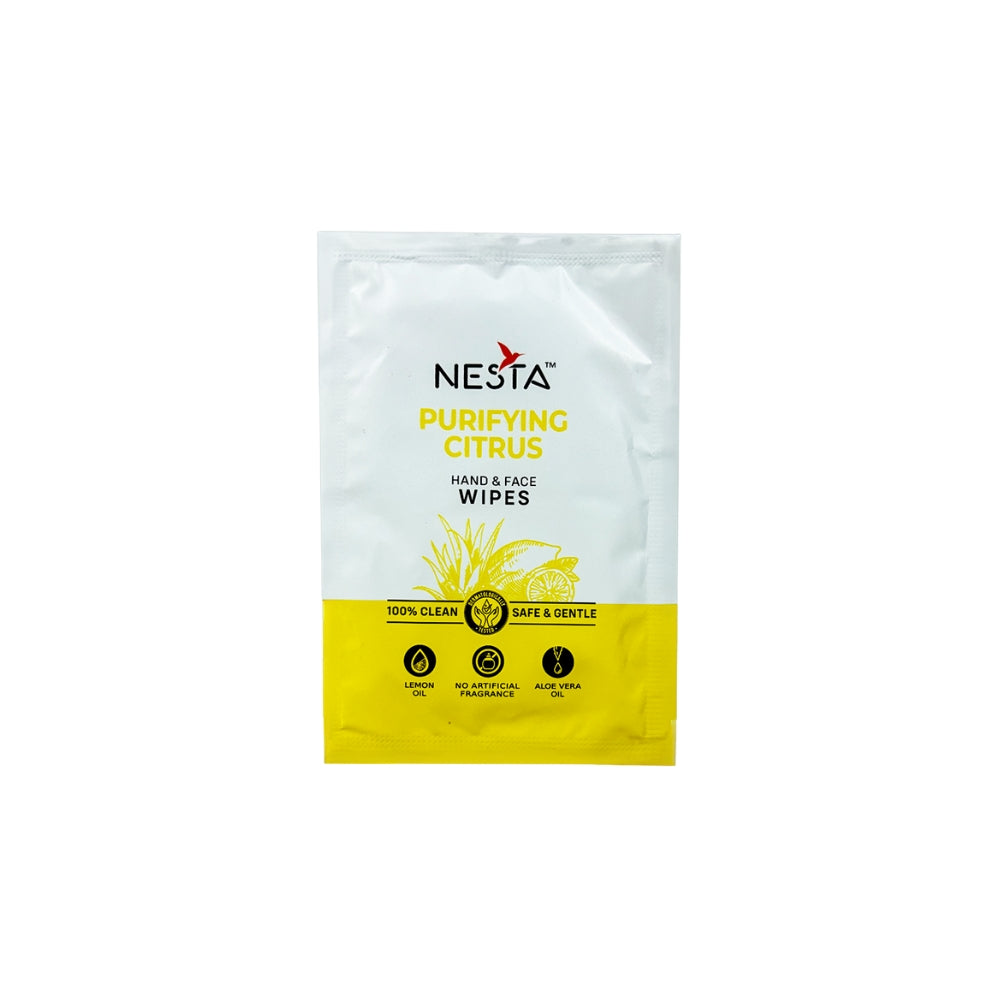Purifying Citrus Hand & Face Wipes