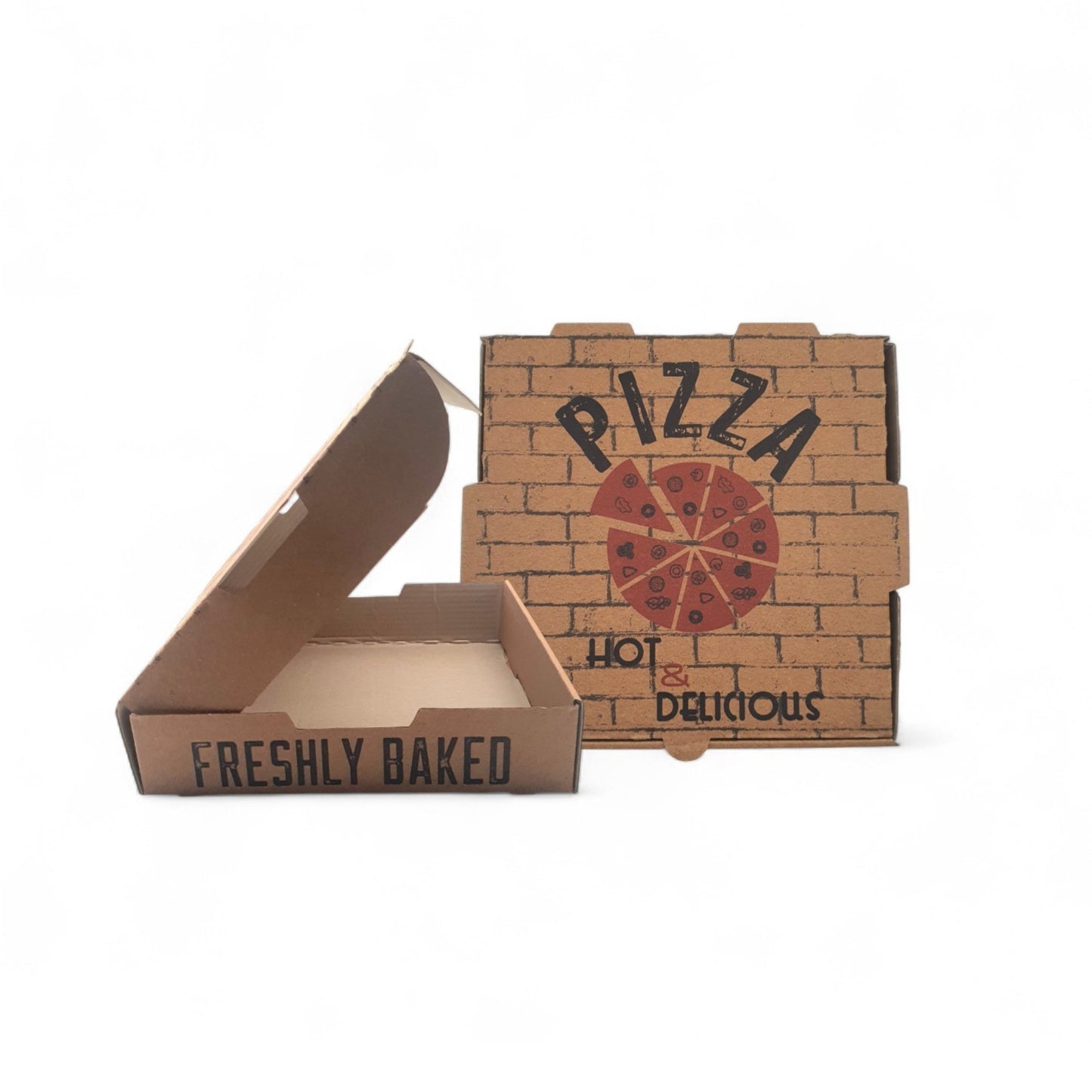 Brown 7 inch Pizza Box