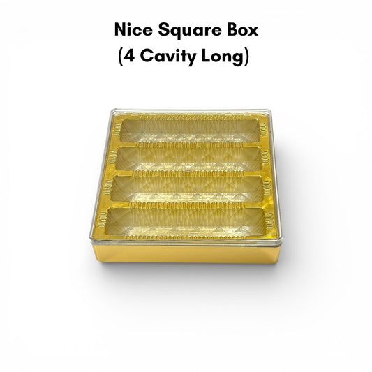Nice Square Box 4 Cavity (200x200x40mm)