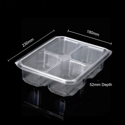 HINGED BOX 4 CP DRY FRUIT (200 GM × 4 CP)