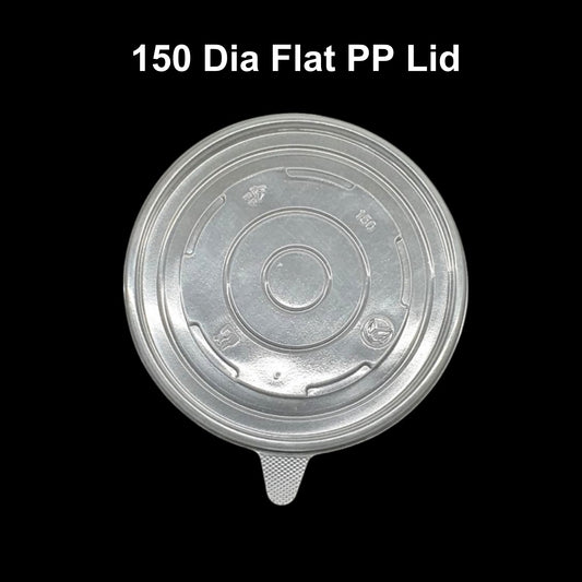 150 Dia Flat PP Lid