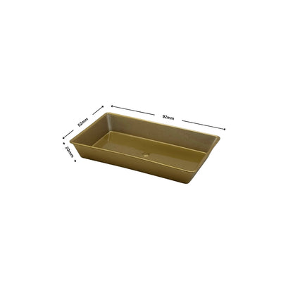NP PS 21 Rect Pastry Tray (Golden)