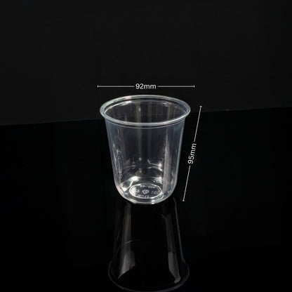 360ml (12 Oz) U-Shape PET Glass