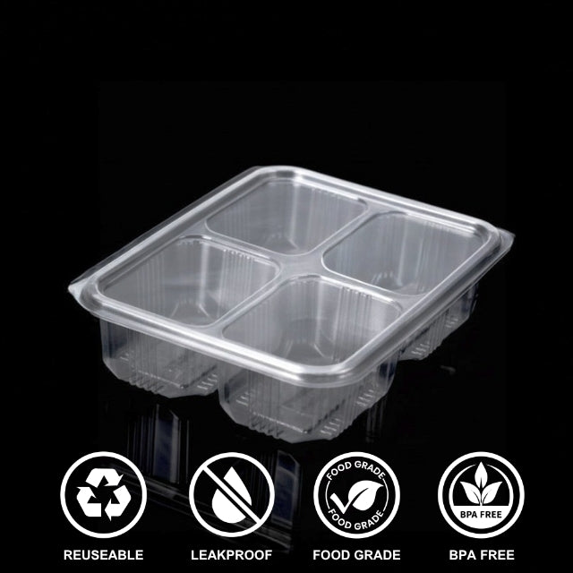 HINGED BOX 4 CP DRY FRUIT (200 GM × 4 CP)