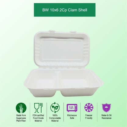 BW 10x6 2Cp Clamshell