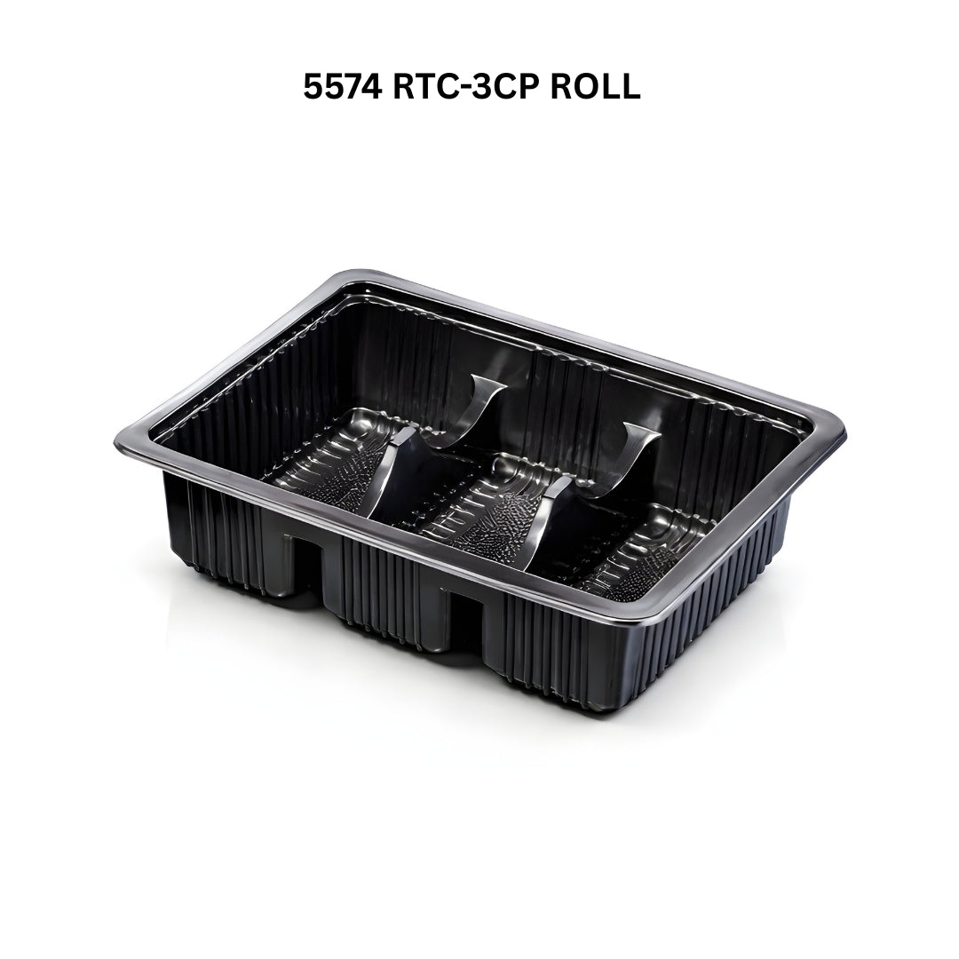 190 × 140 × 55 mm PP Roll Tray 3 CP