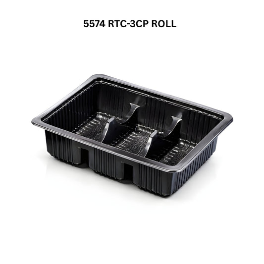 190 × 140 × 55 mm PP Roll Tray 3 CP